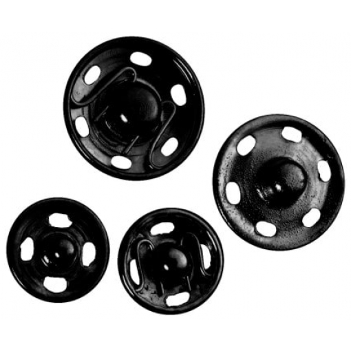 BLACK PRESS STUDS