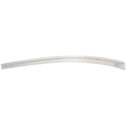 METAL RULER HIP CURVE 60CM