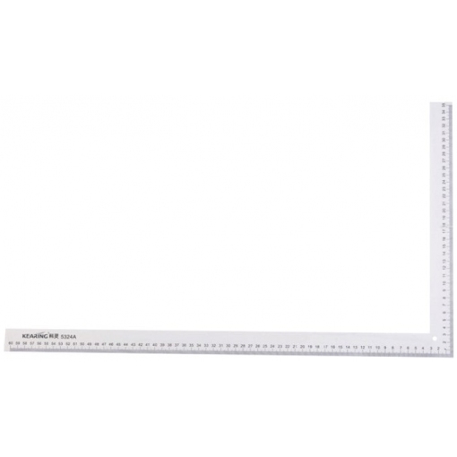 METAL RULER SQUARE 60CM