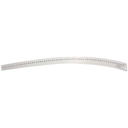 METAL RULER HIP CURVE 60CM