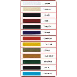 TWILLE TAPE COLORS