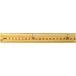 WOODEN METER STICKS INCH/CM - Fawz Habby